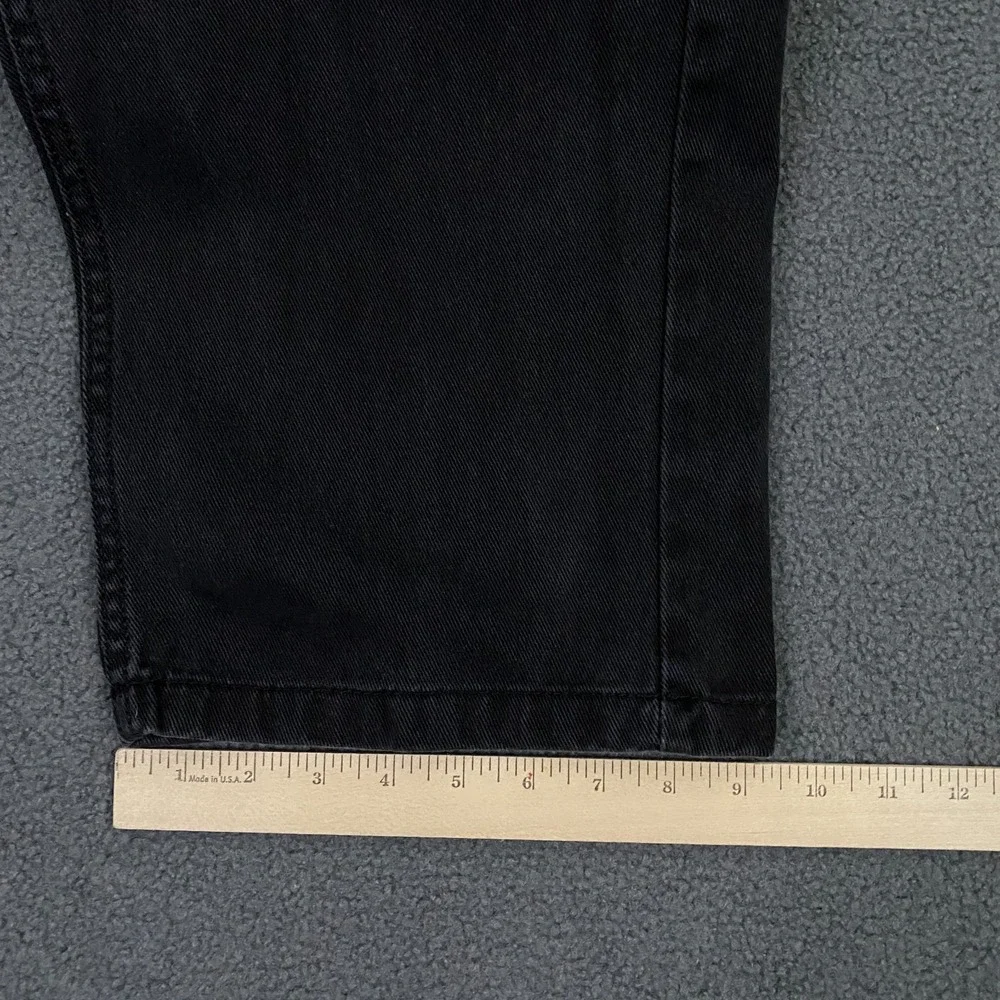 Vintage Y2K SouthPole Jeans FITS 32x30 Black Baggy Relaxed Skater Silver Tab